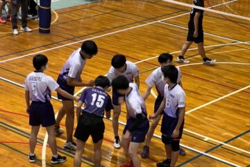 【男子バレー部】全日本バレーボール高等学校選手権大会一次予選に出場しました