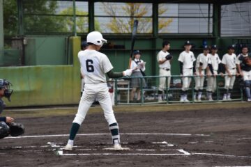 【野球部】秋季大会ブロック予選代表決定戦が行われました！